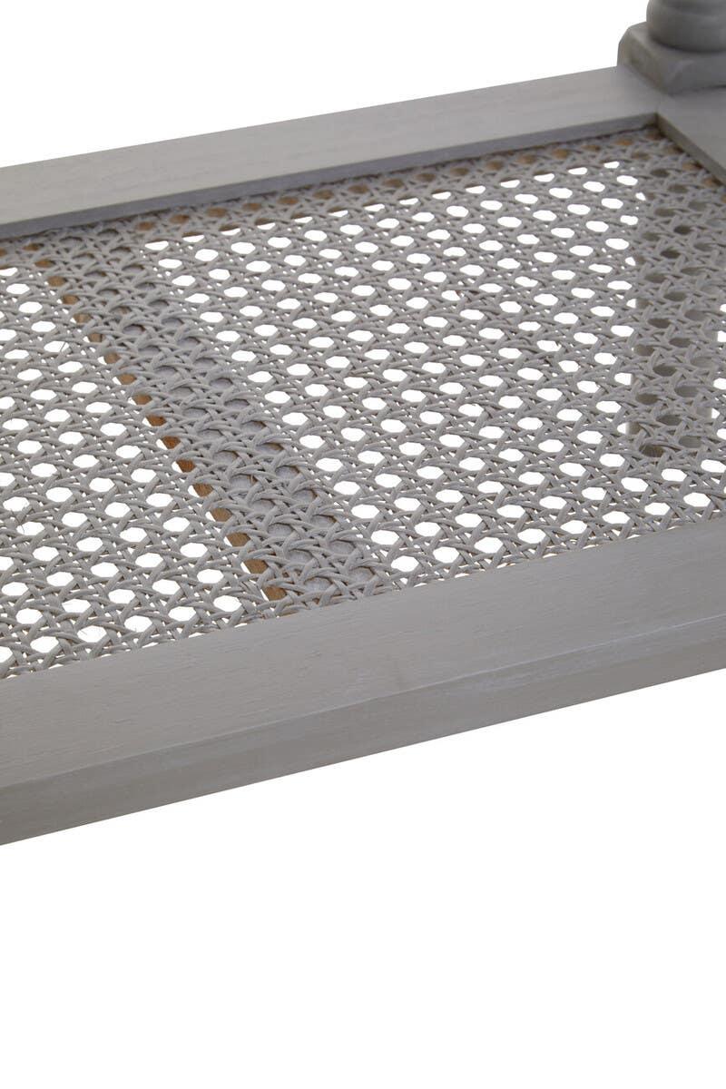 Slate Grey Rustic Side Table