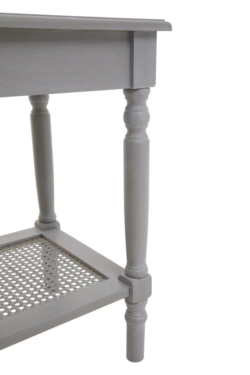 Slate Grey Rustic Side Table