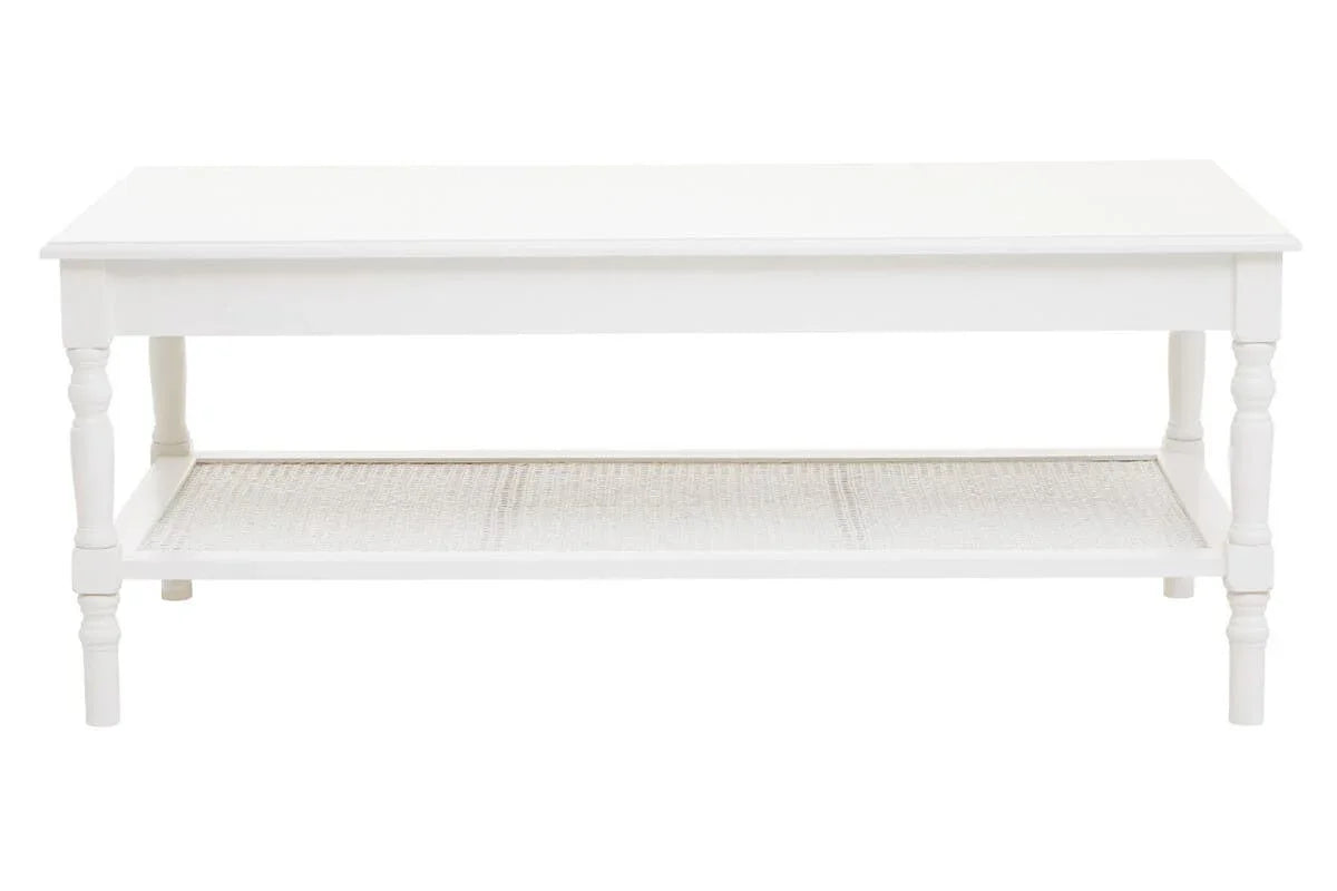 Ivory Wood Coffee Table