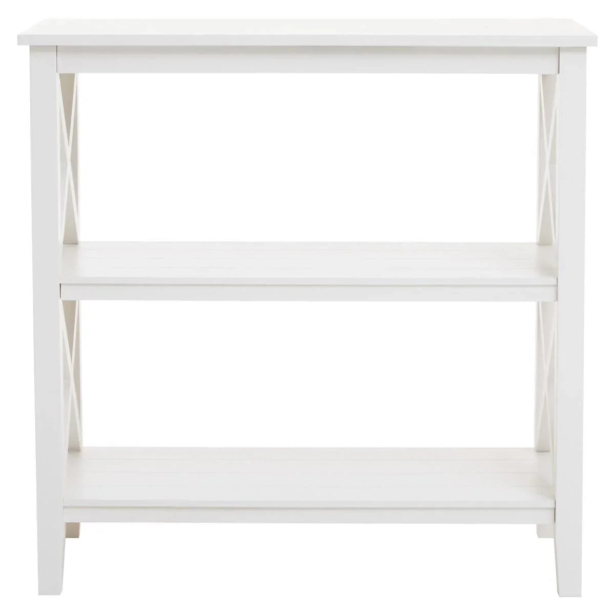Ivory X-Frame Bookcase
