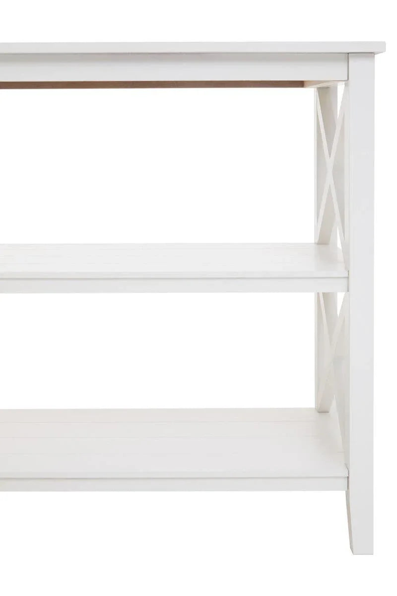 Ivory X-Frame Bookcase