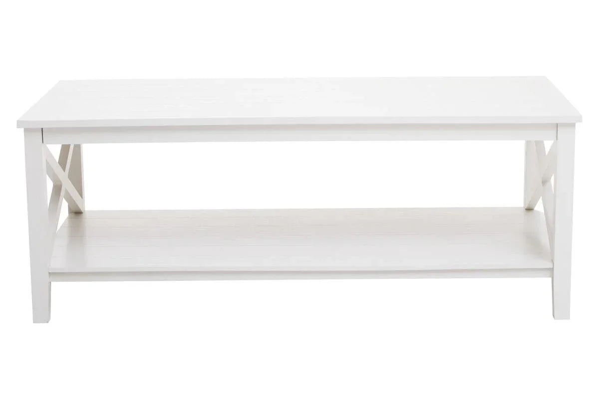 Ivory Wood X Coffee Table