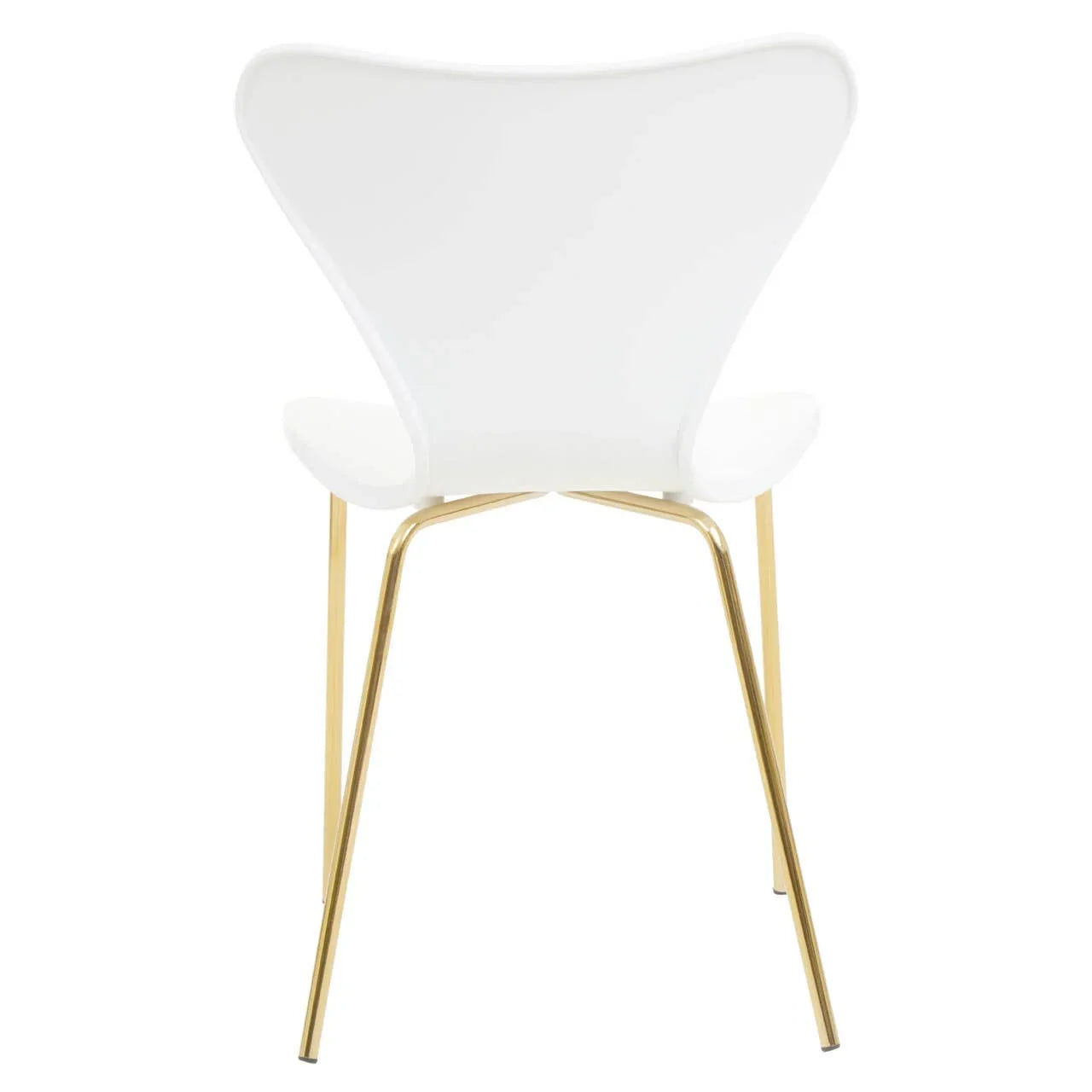 Modern White and Gold Chair