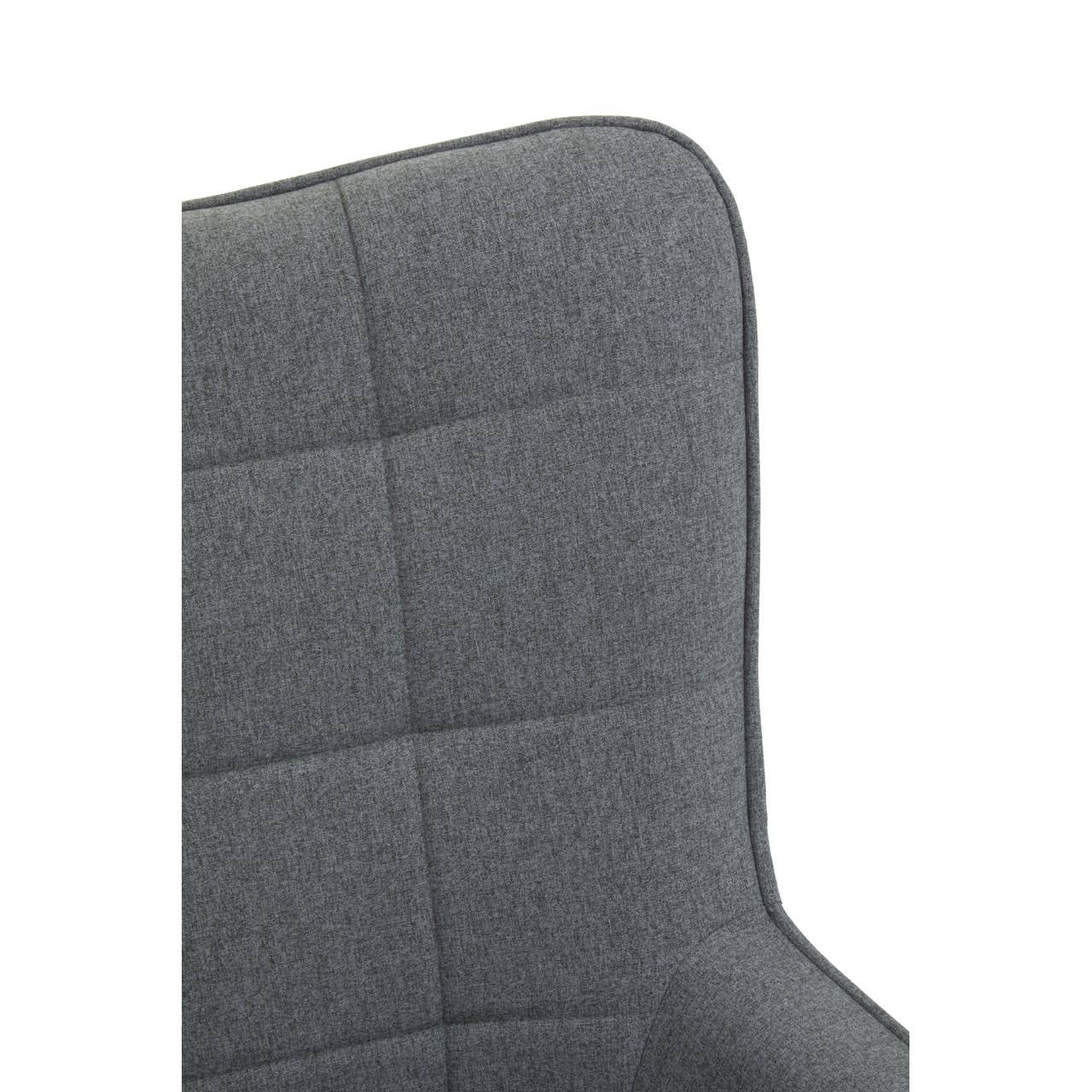 Modern Grey Fabric Accent Chair