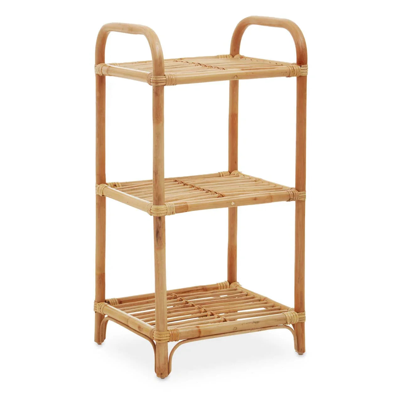 Rattan Three Tier Shelf