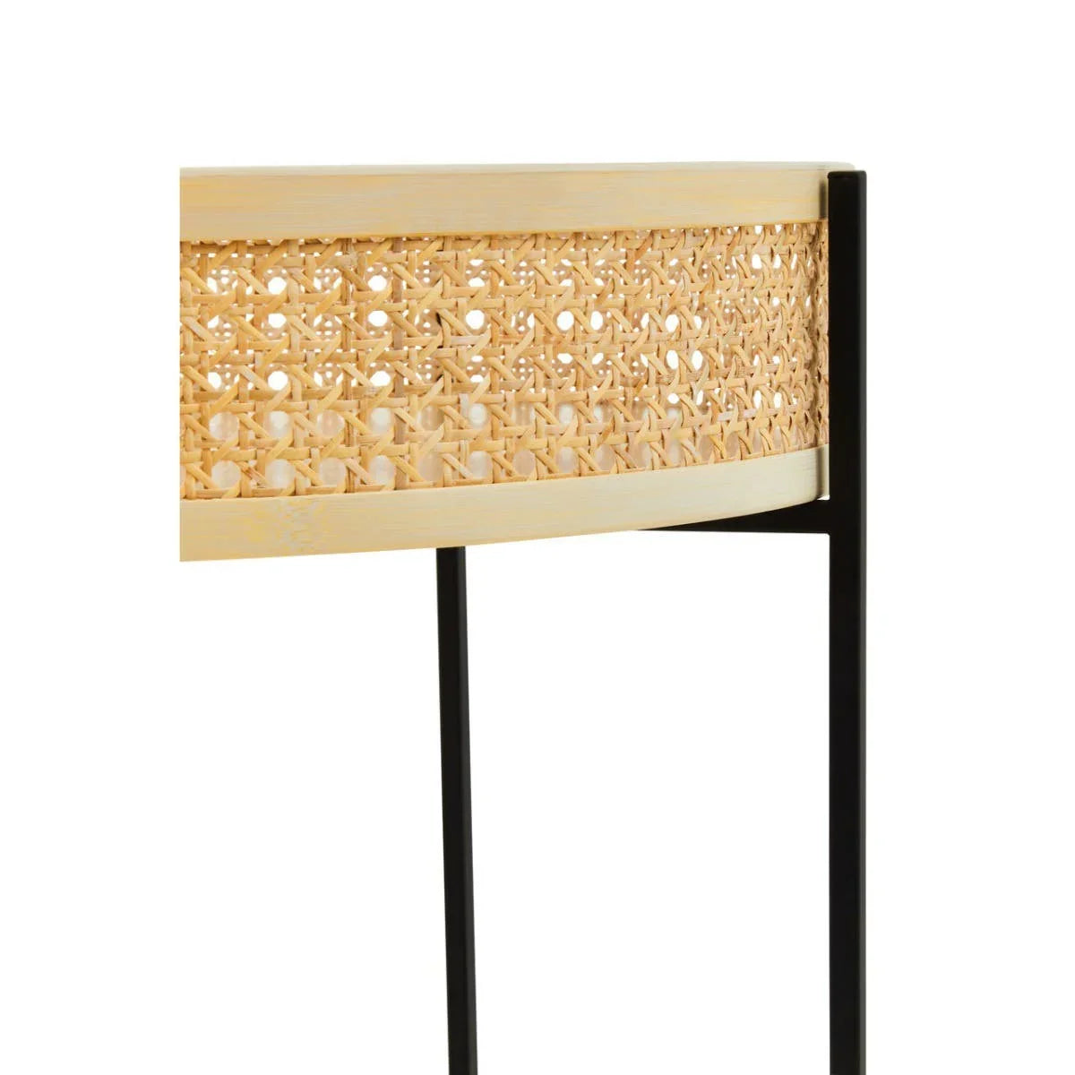 Rattan Cross Base Side Table