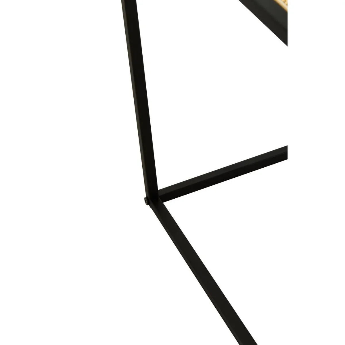 Rattan Square Side Table