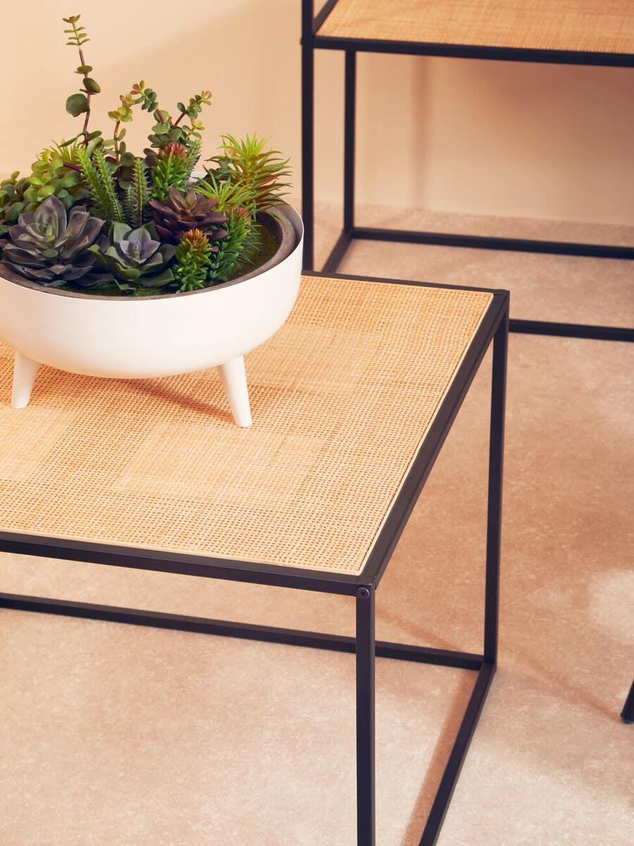 Rattan Square Coffee Table