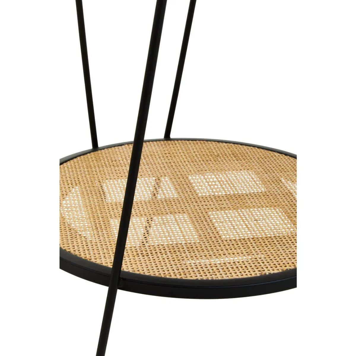 Boho Chic Rattan Side Table
