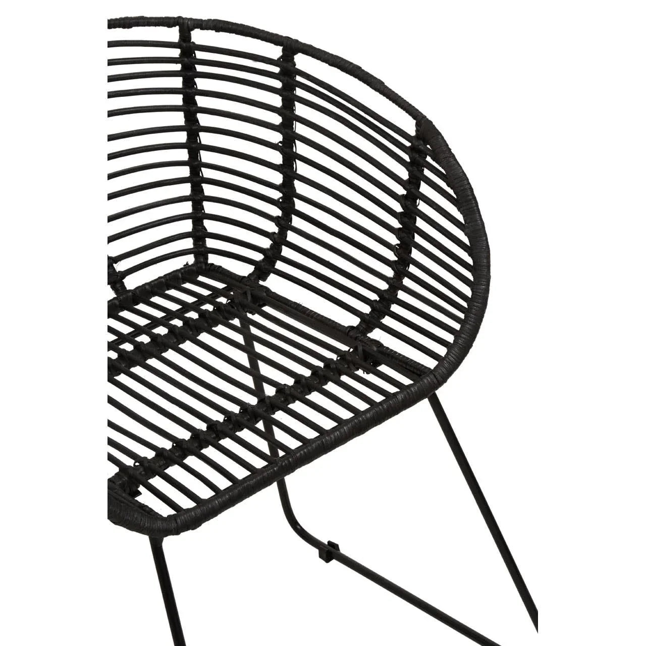 Modern Rattan Armchair