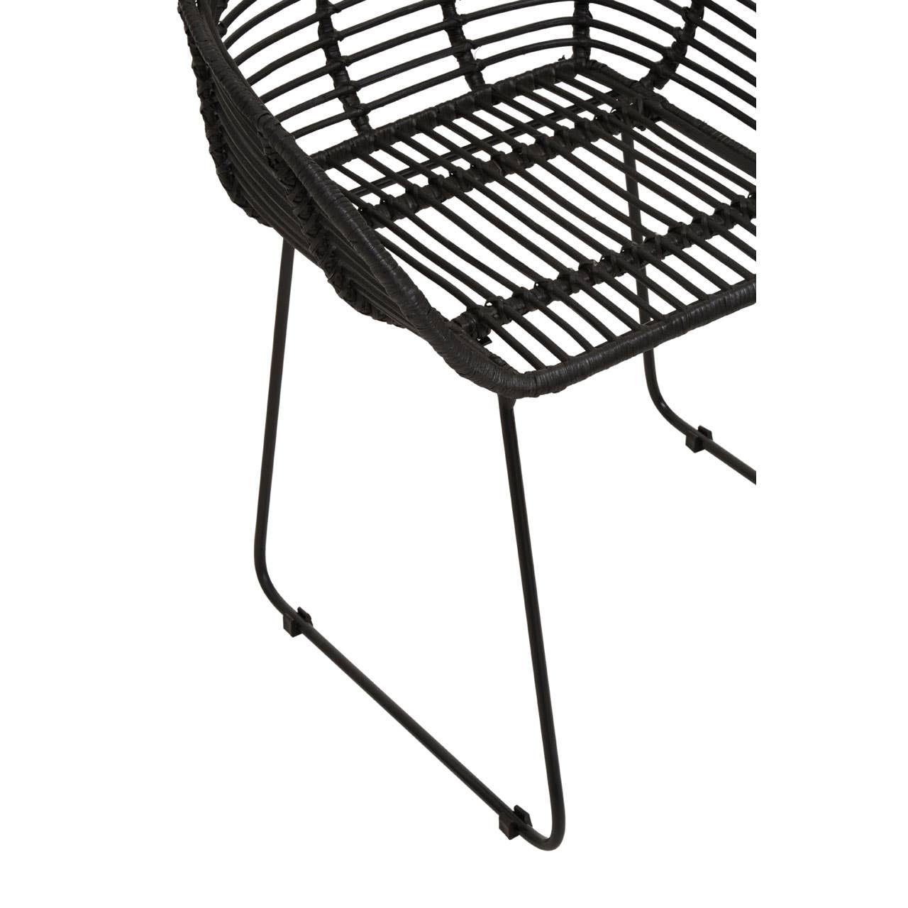 Modern Rattan Armchair
