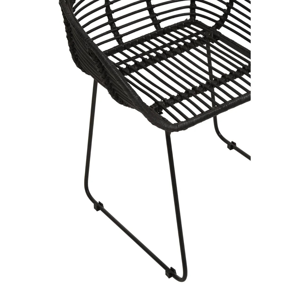 Modern Rattan Armchair