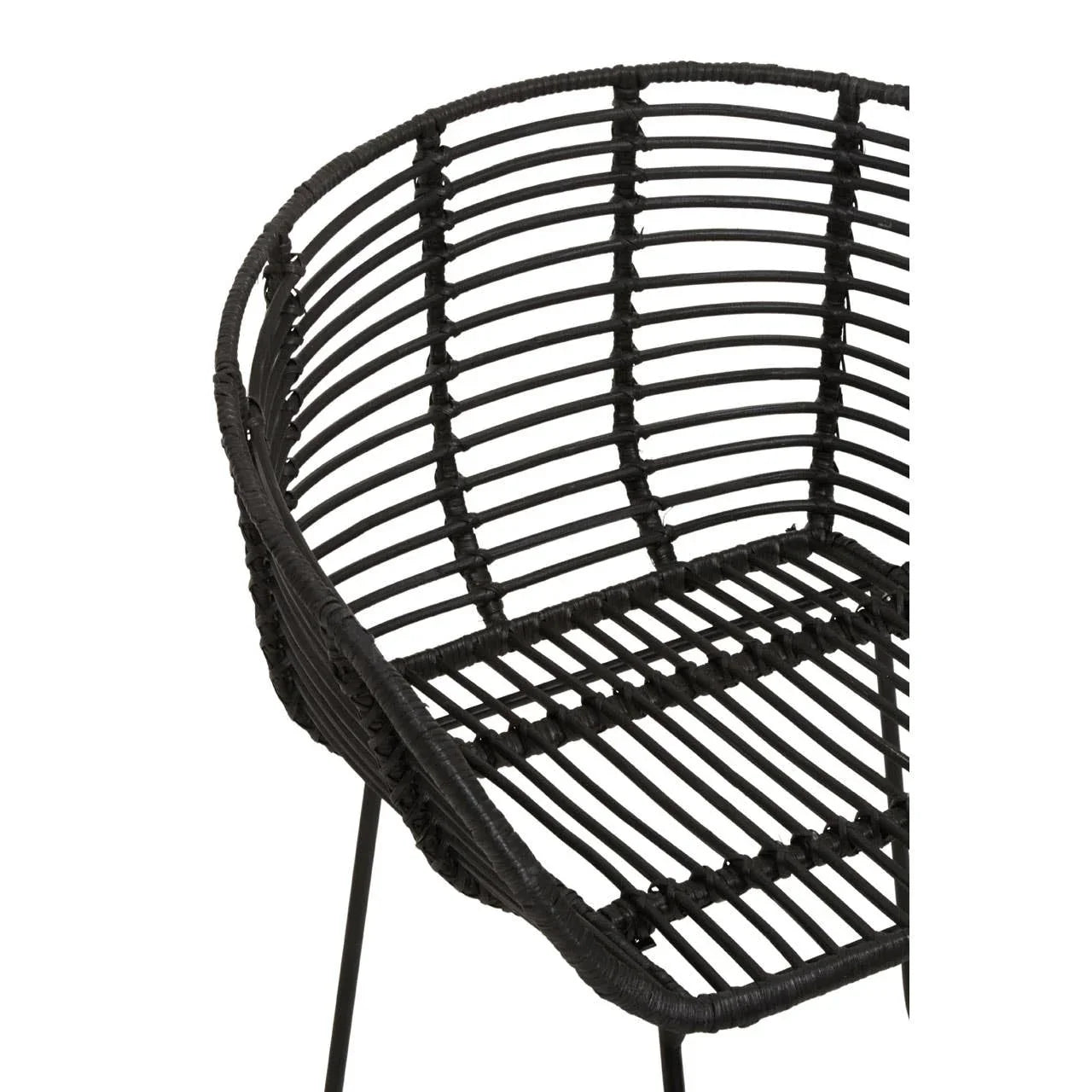 Modern Rattan Armchair