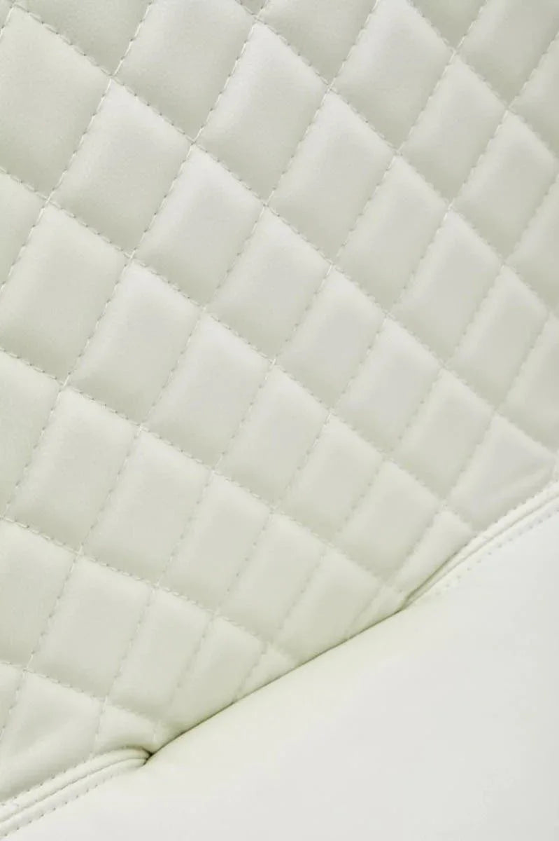 Diamond Tufted High Back Chair