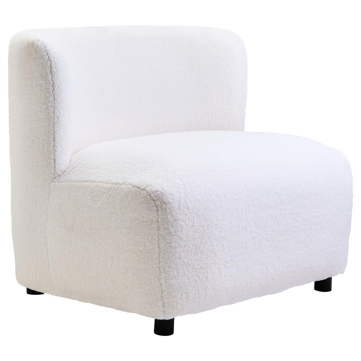 Cozy Ivory Lounge Chair