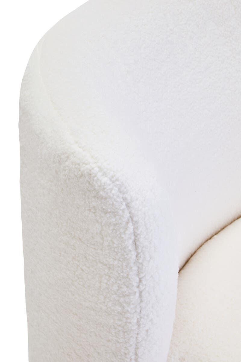 Cozy Ivory Lounge Chair