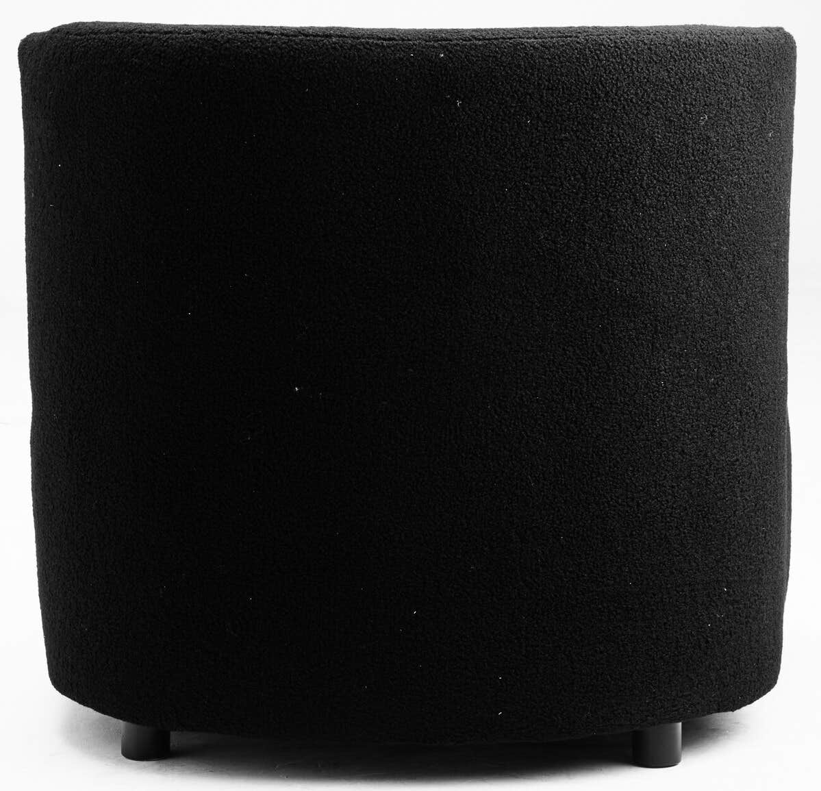 Luxe Black Lounge Chair