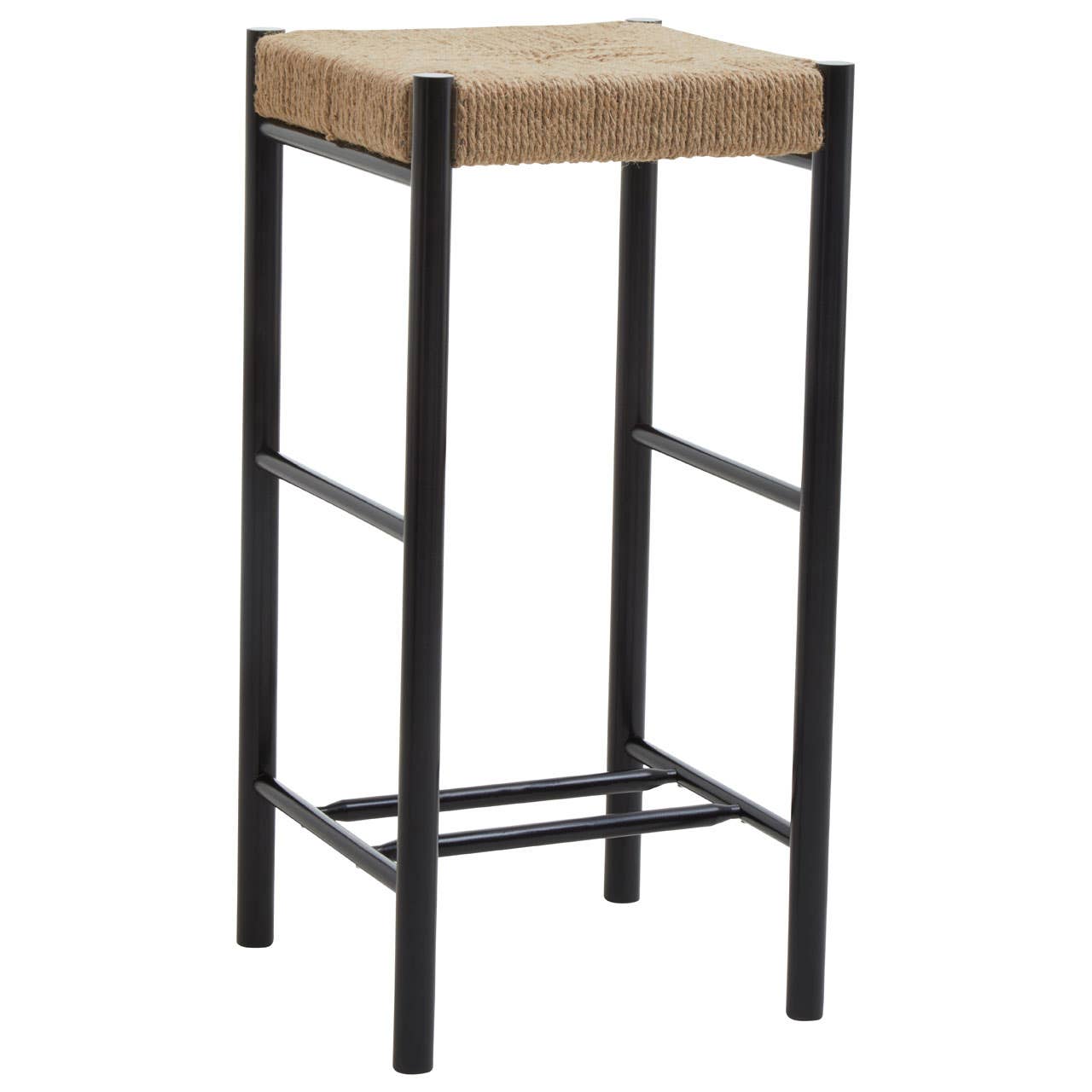 Woven Hemp Bar Stool