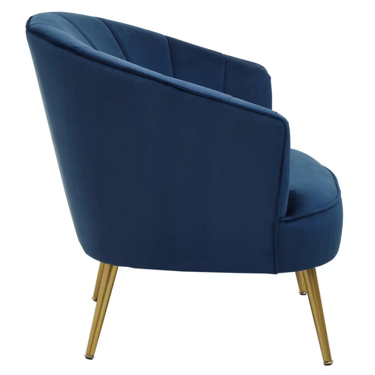 Velvet Midnight Accent Chair