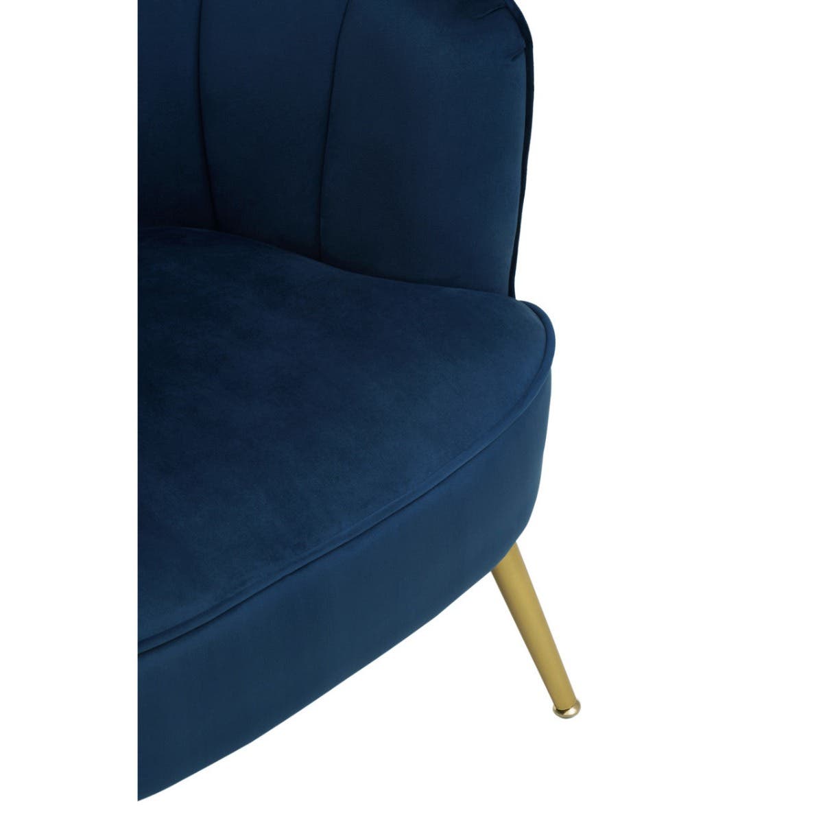 Velvet Midnight Accent Chair