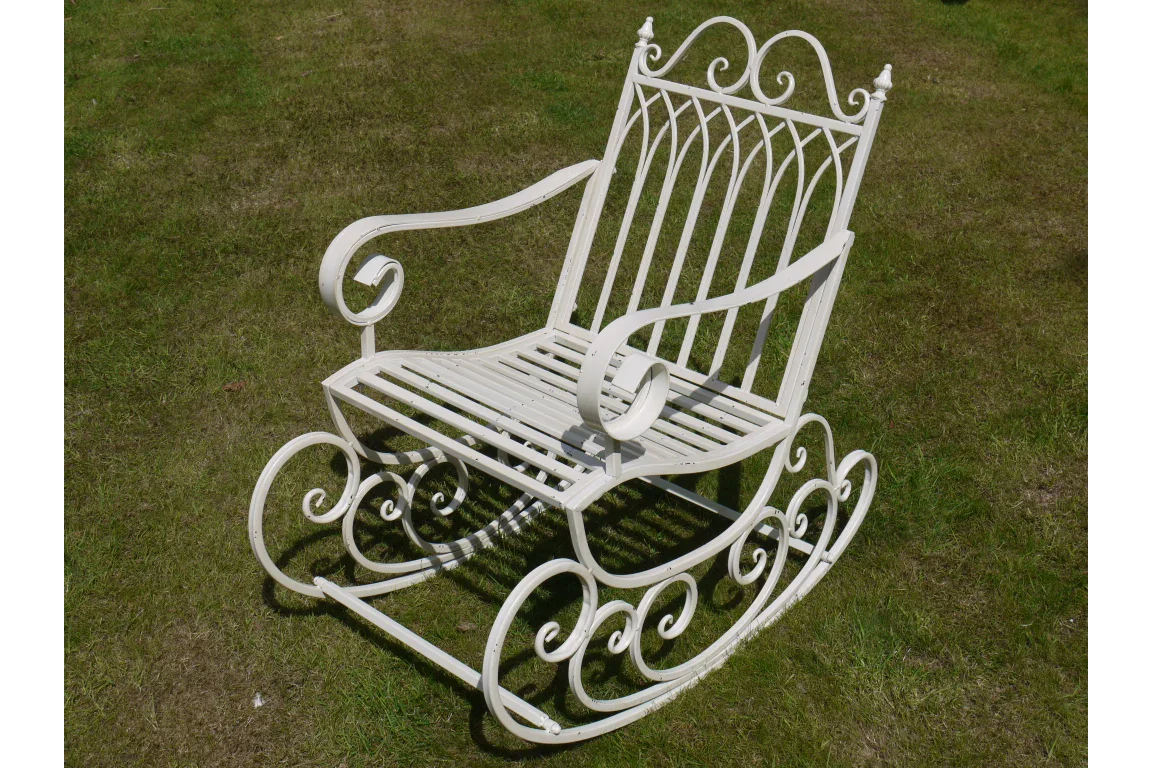 Antique Cream Rocking Chair - 2440