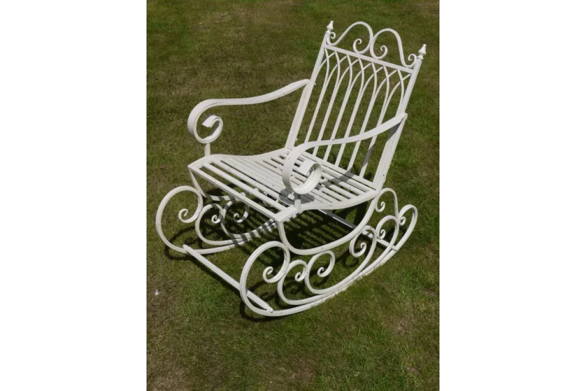 Antique Cream Rocking Chair - 2440