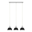 Modern Black Chrome Pendant Light