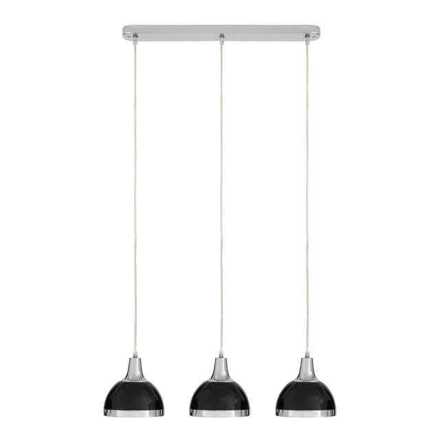 Modern Black Chrome Pendant Light
