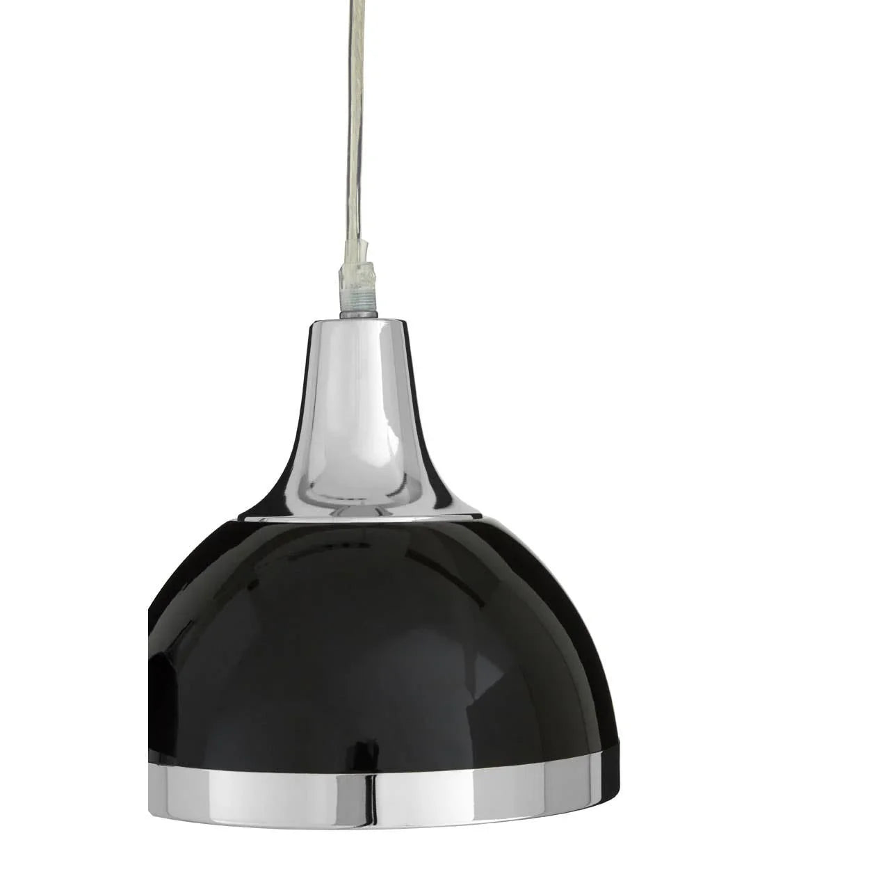 Modern Black Chrome Pendant Light