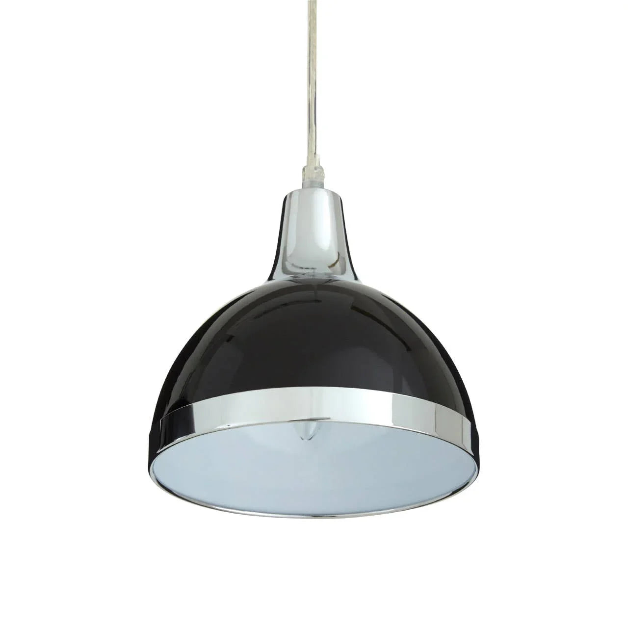 Modern Black Chrome Pendant Light