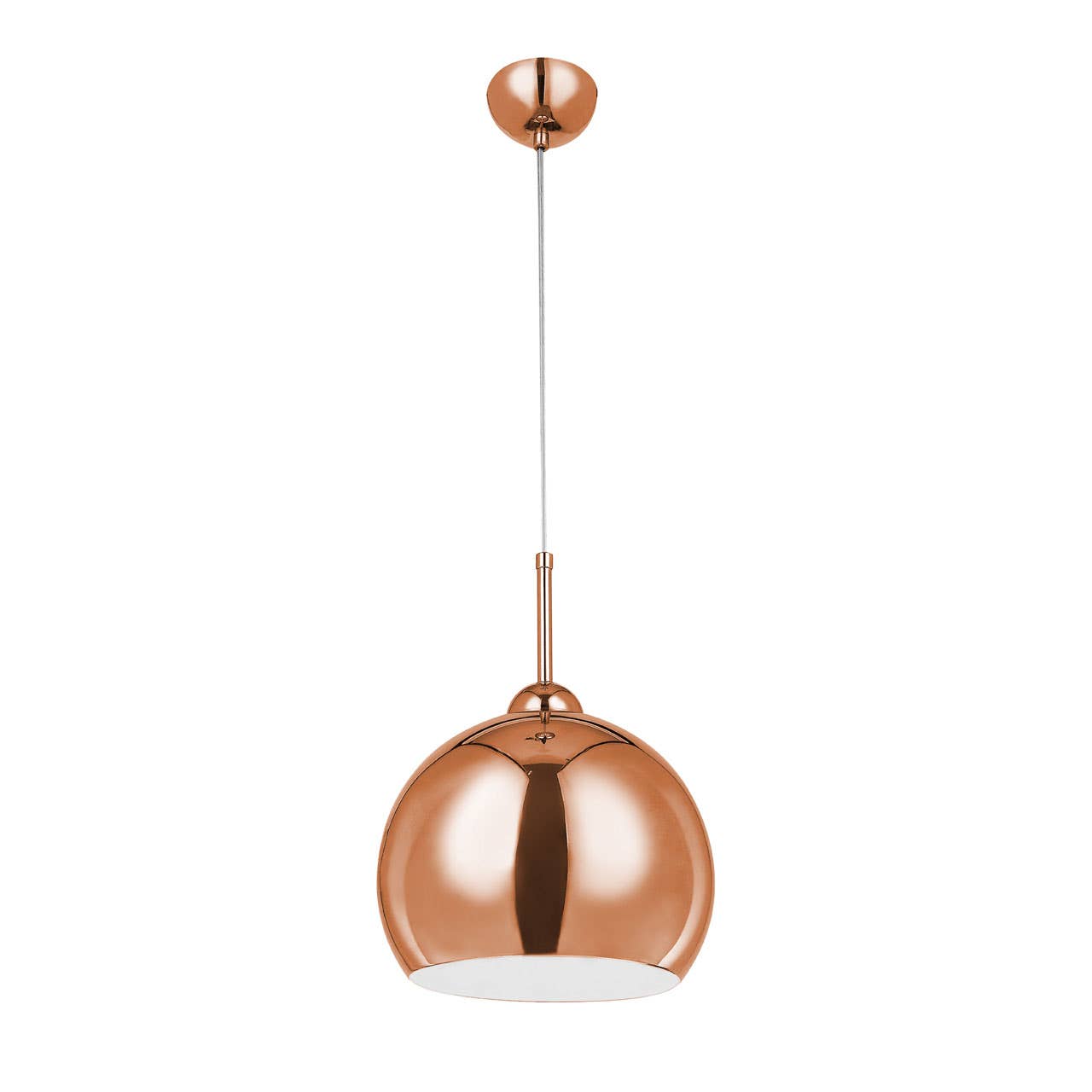 Copper Ball Pendant Light