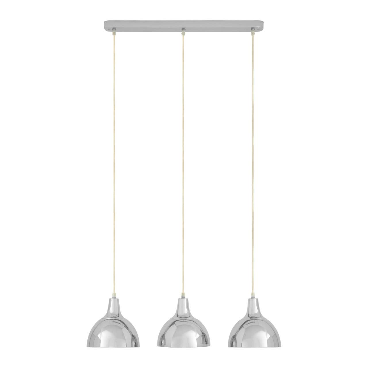 Sleek Chrome Pendant Light