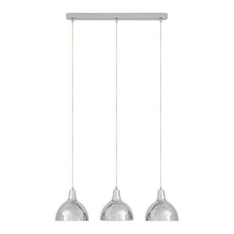 Sleek Chrome Pendant Light