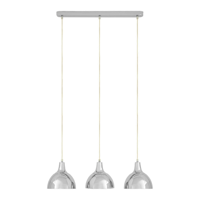 Sleek Chrome Pendant Light