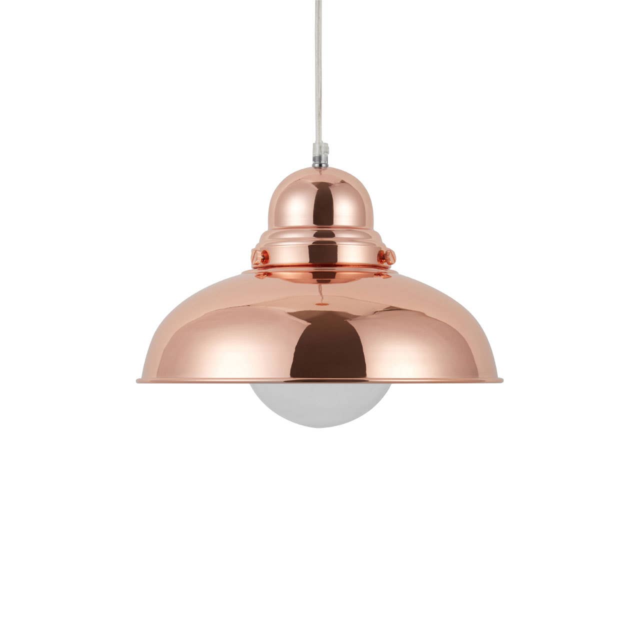 Copper Dome Pendant Light