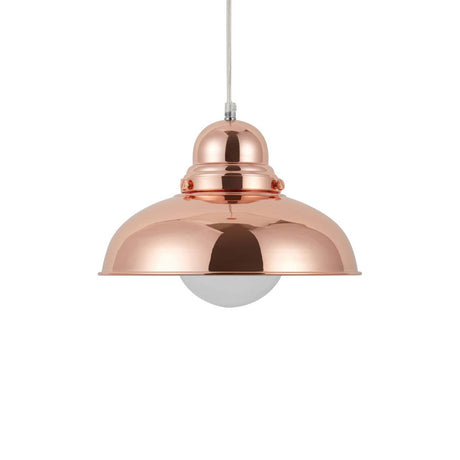Copper Dome Pendant Light