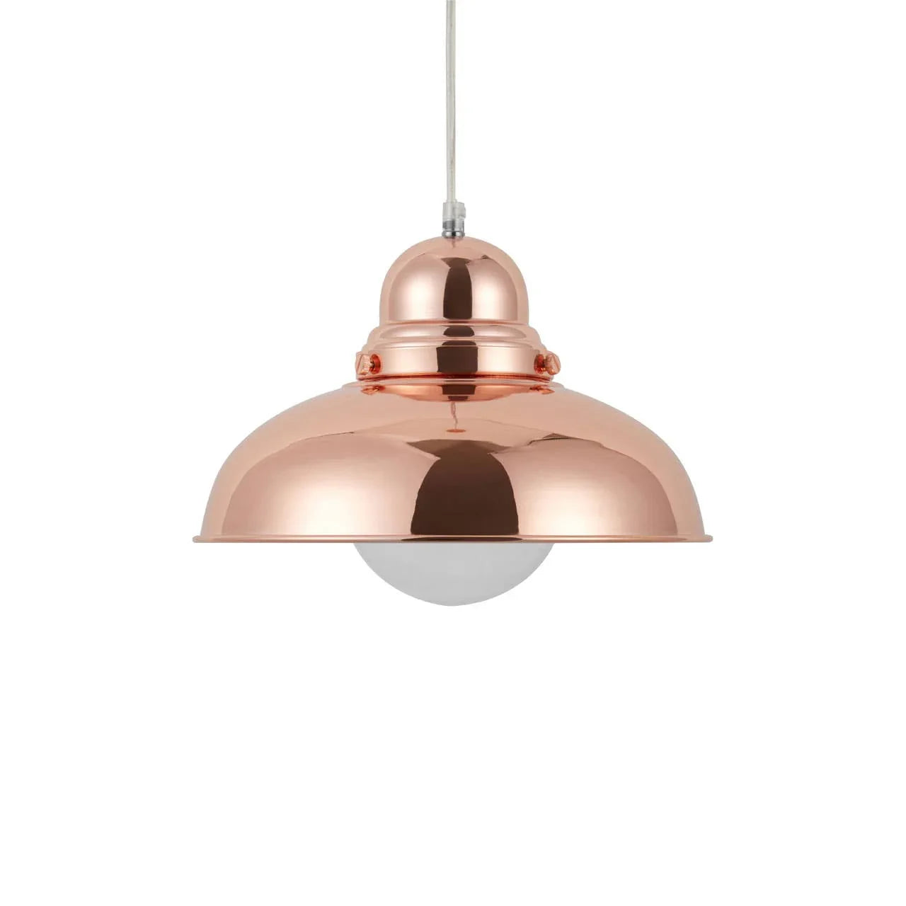 Copper Dome Pendant Light