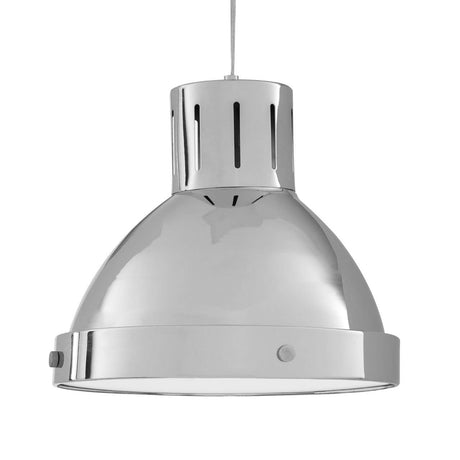 Industrial Chrome Pendant Light