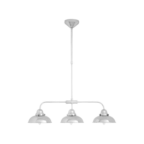 Chrome Industrial Pendant Light