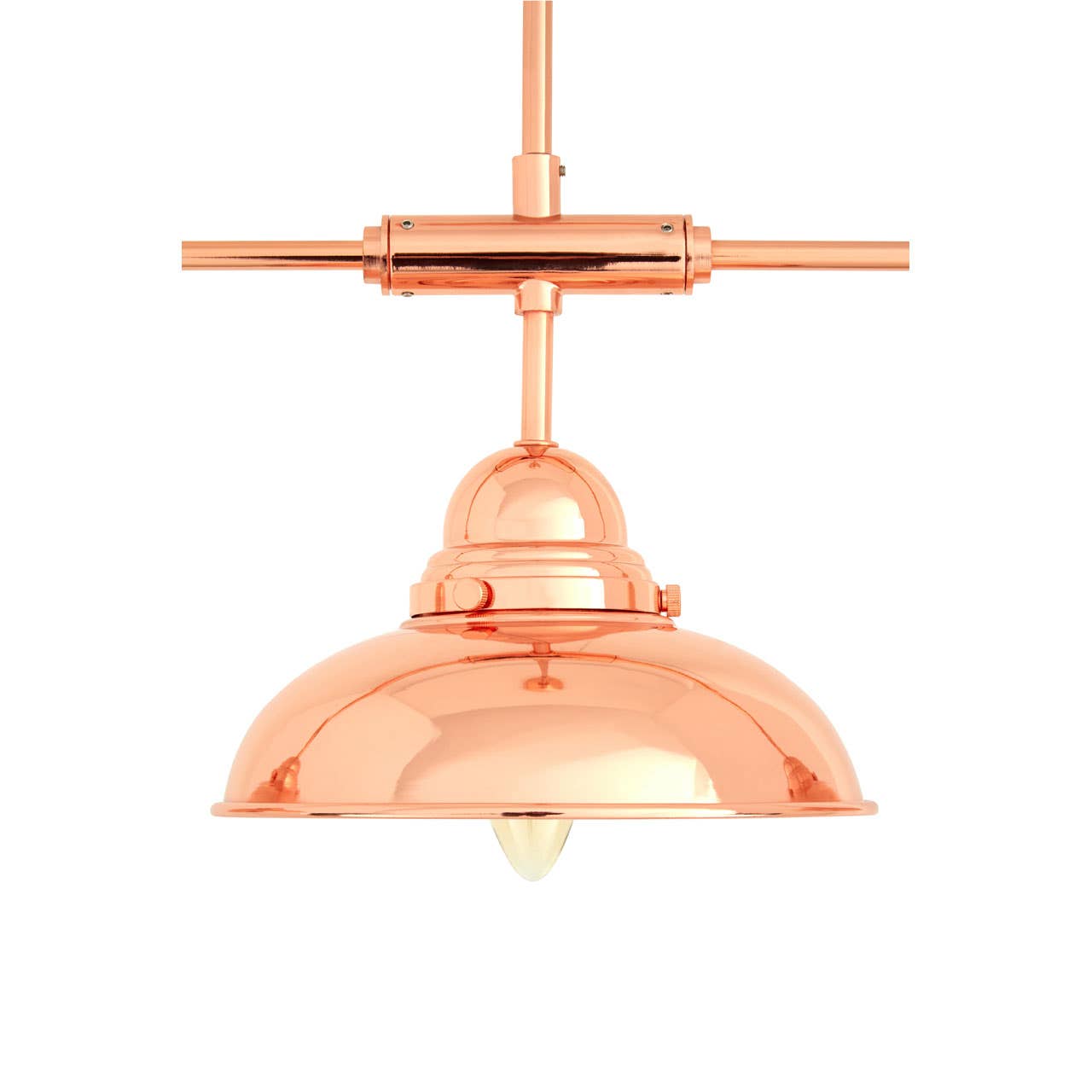 Rustic Copper Pendant Light