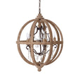 Rustic Cage Candle Chandelier