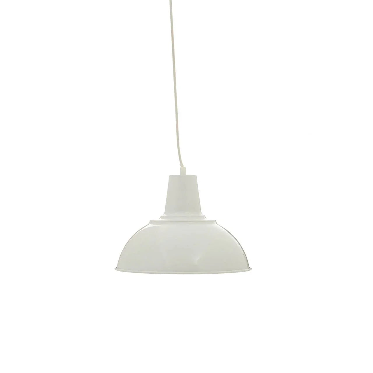 Bryen White Metal Pendant Light