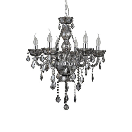 Luxe Crystal Chrome Chandelier