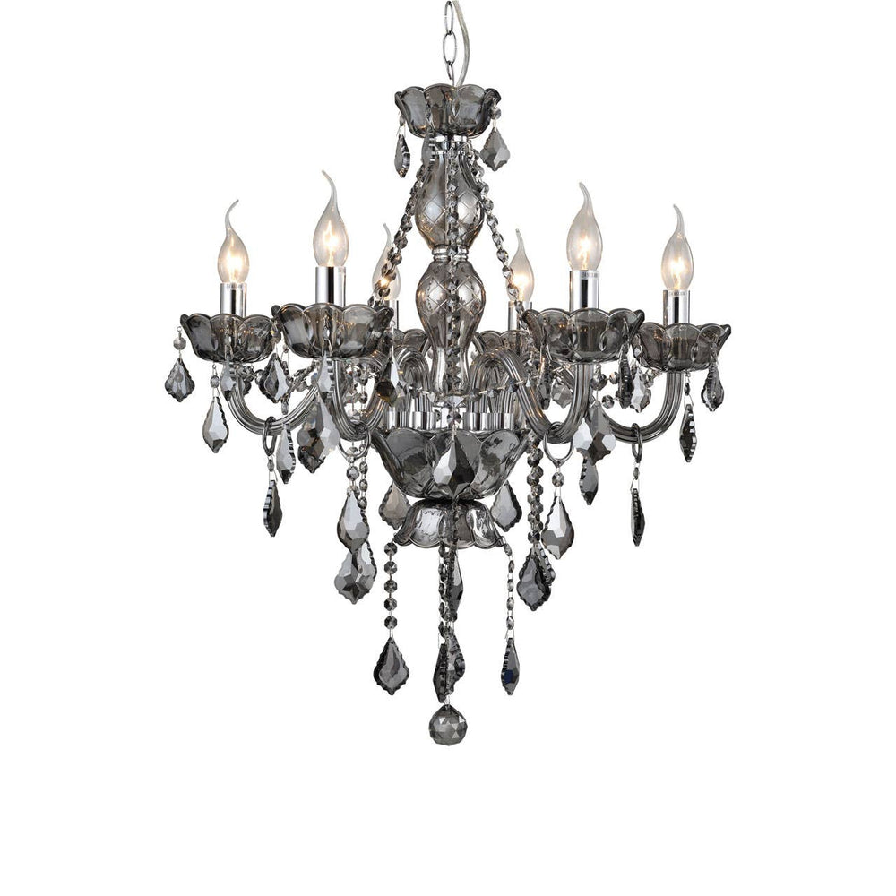 Luxe Crystal Chrome Chandelier