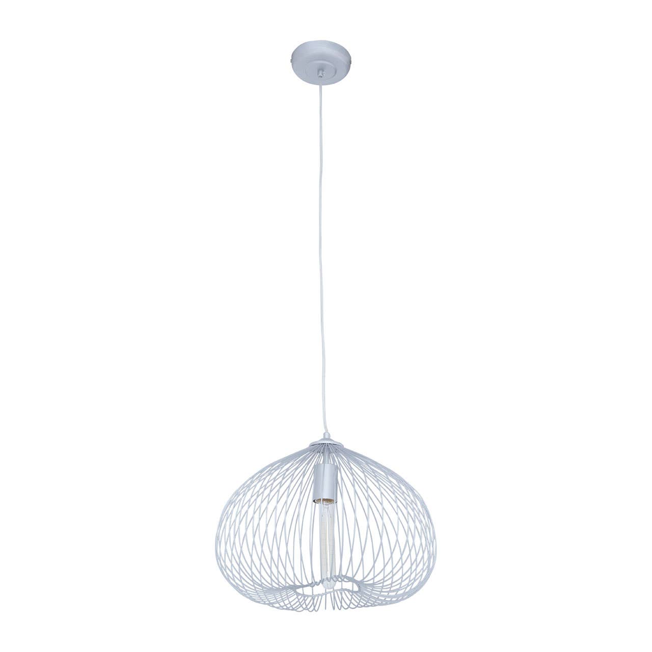 Geometric Wire Pendant Light