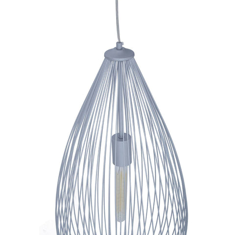 Geometric Silver Pendant Light