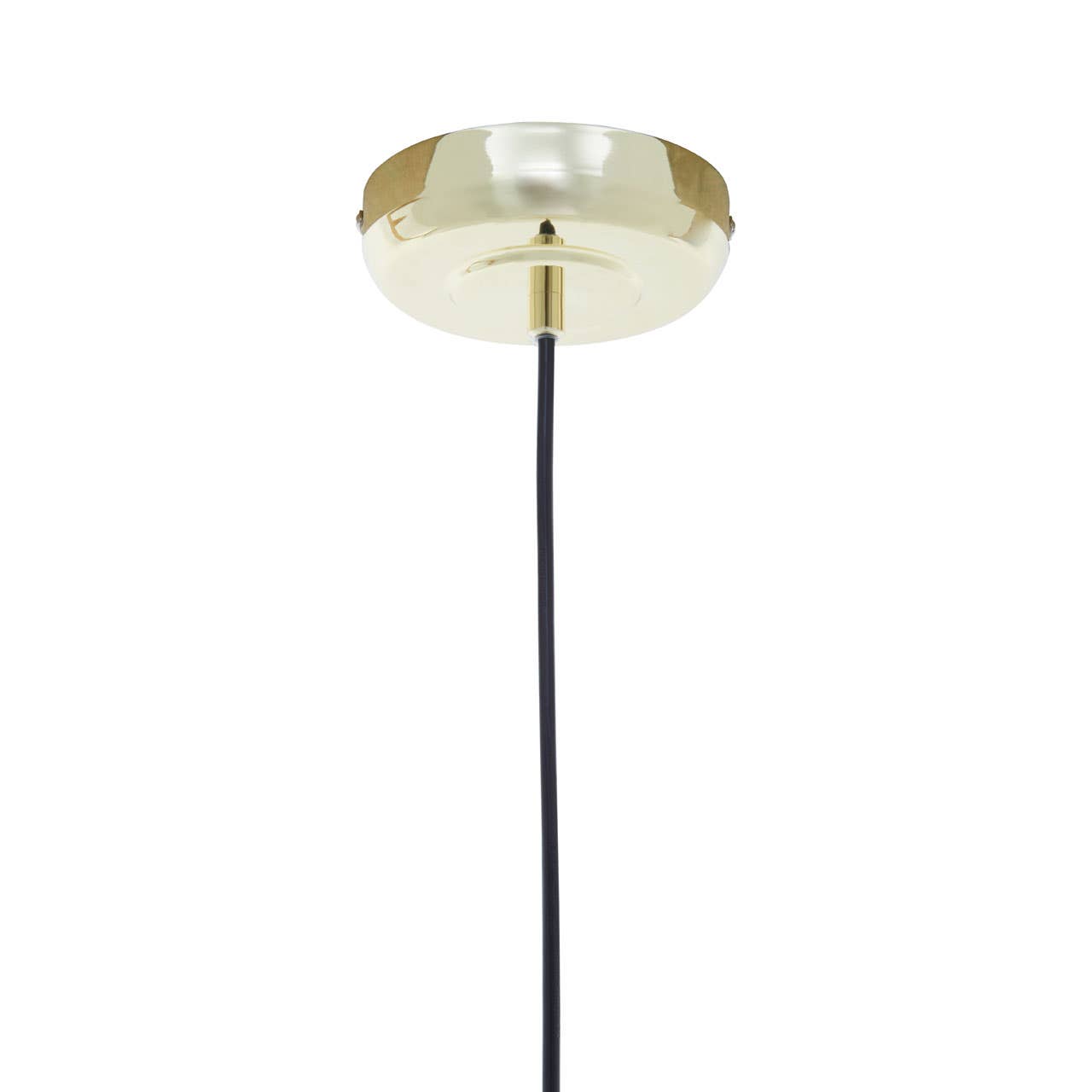 Geometric Gold Pendant Light