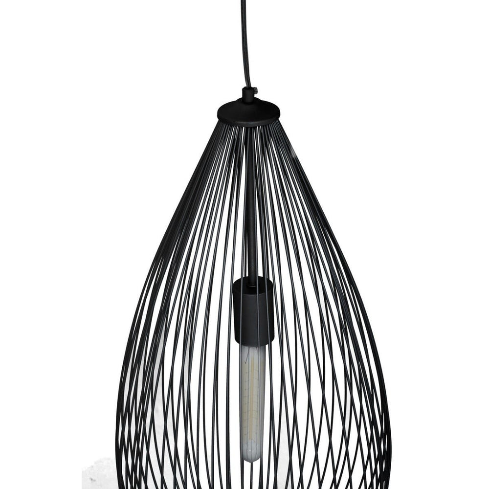 Sleek Teardrop Pendant Light