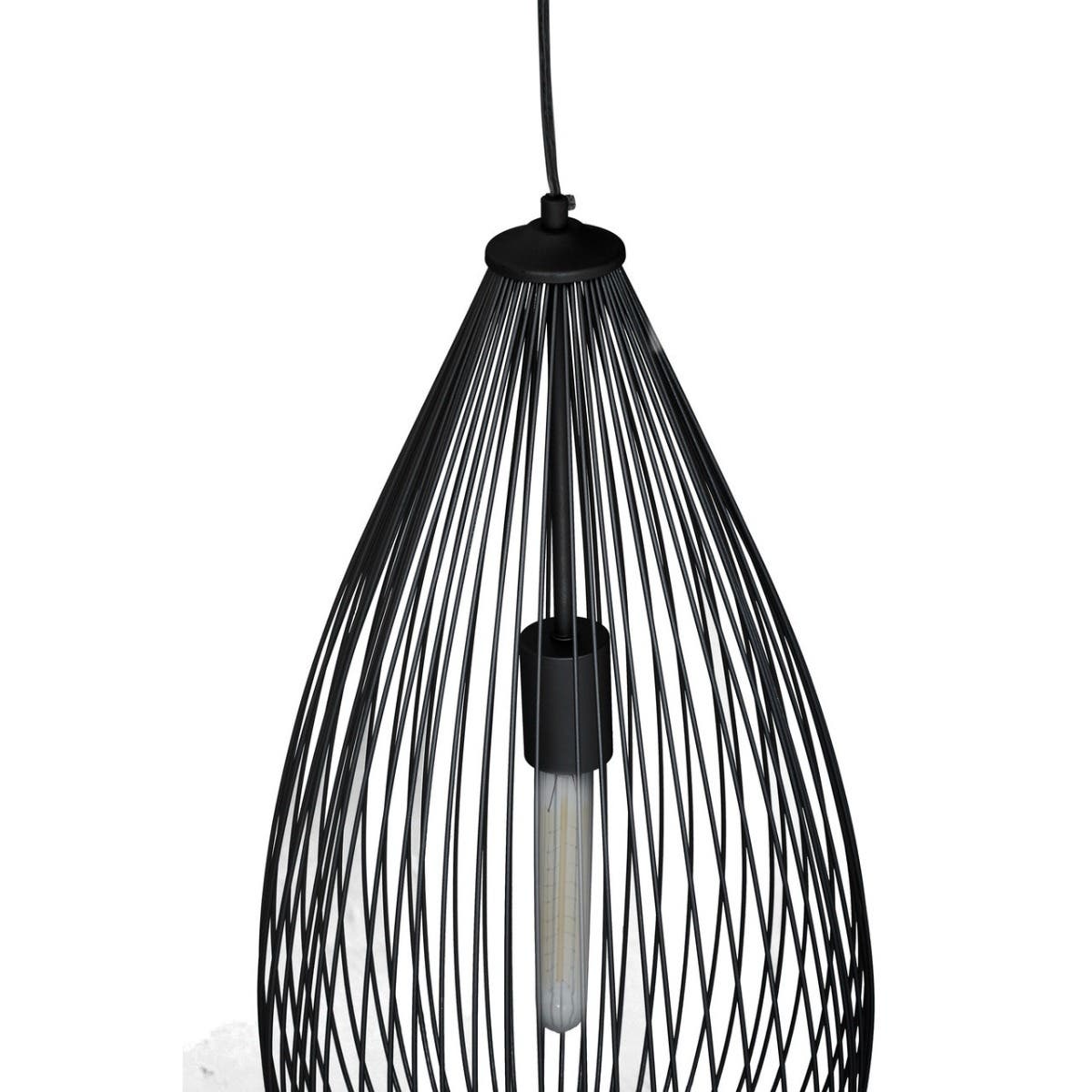 Sleek Teardrop Pendant Light
