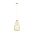 Modern Gold Wire Pendant Light